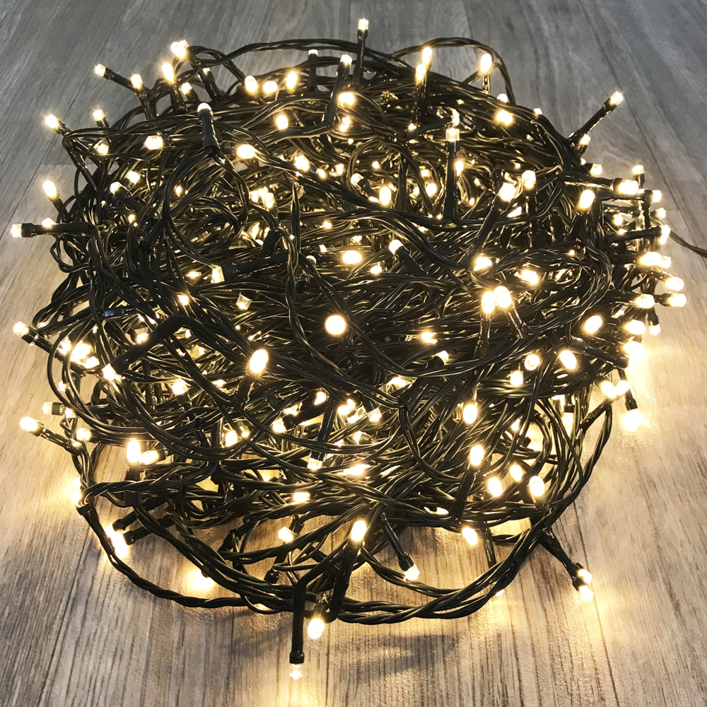 240er LED Lichterkette für Außen Innen Deko IP44 Weihnachtslichterkette warmweiß Bild 1