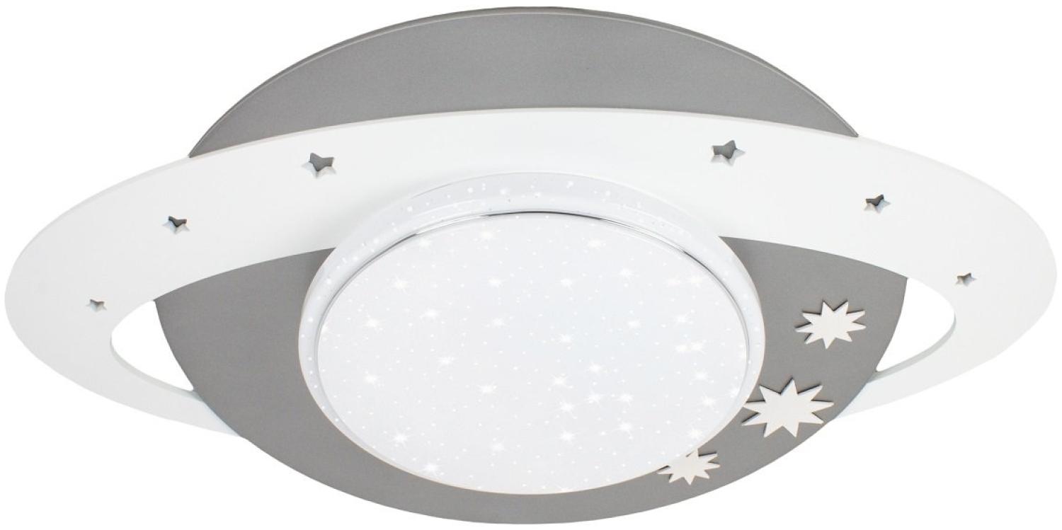 Elobra 137147 LED Deckenleuchte Saturn Starlight silber weiß 3000-5000K Bild 1