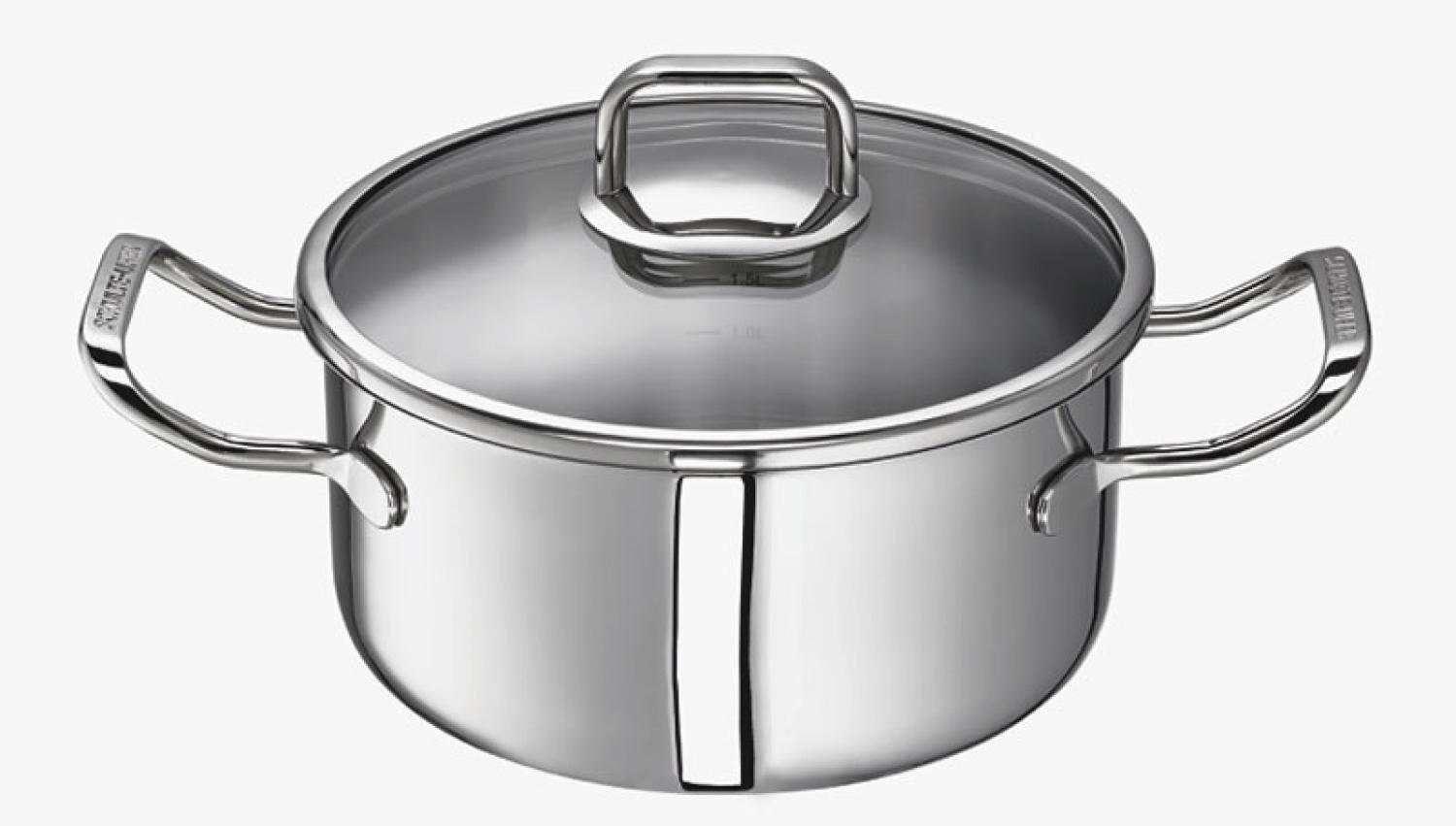 Schulte Ufer Turbo-Line i Bratentopf silber 20 cm Bild 1
