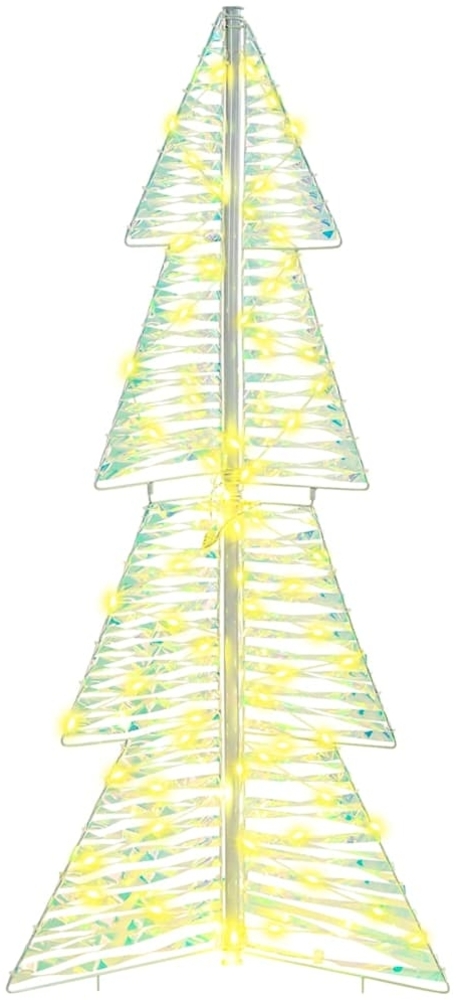 vidaXL Weihnachtsbaum mit 100 LEDs Warmes Weiß 120 cm Haustier 42019214 Bild 1