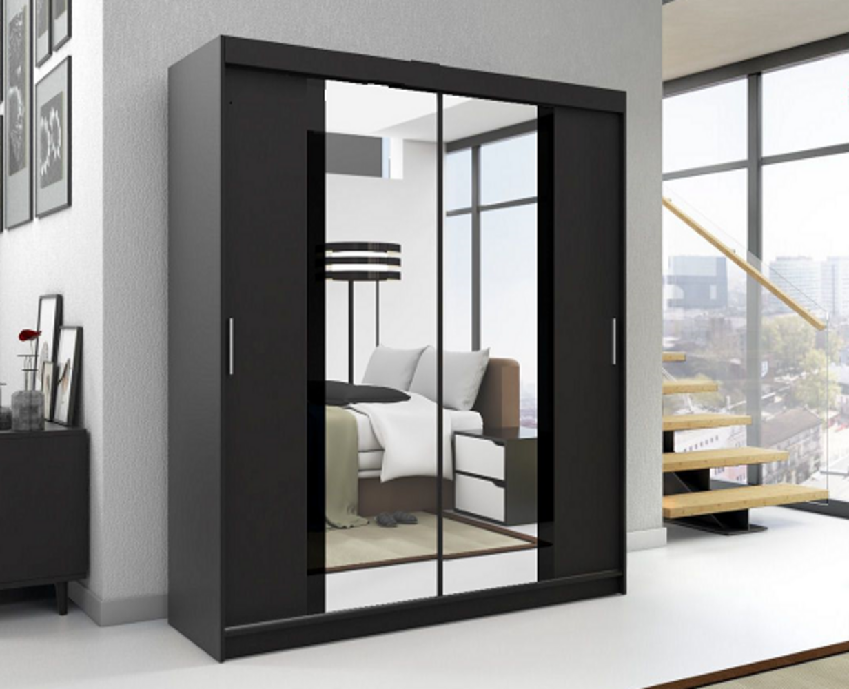 A&J MöbelLand Schwebetürenschrank BRANI mit Soiegel Bild 1