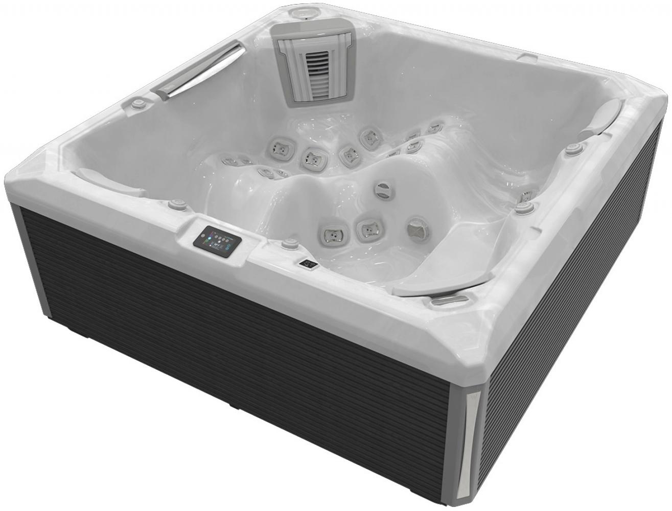 Wellis Makalu Life Premium Whirlpool Außenwhirlpool 215x215x86,5cm für 5 Personen inkl. Thermocover Bild 1