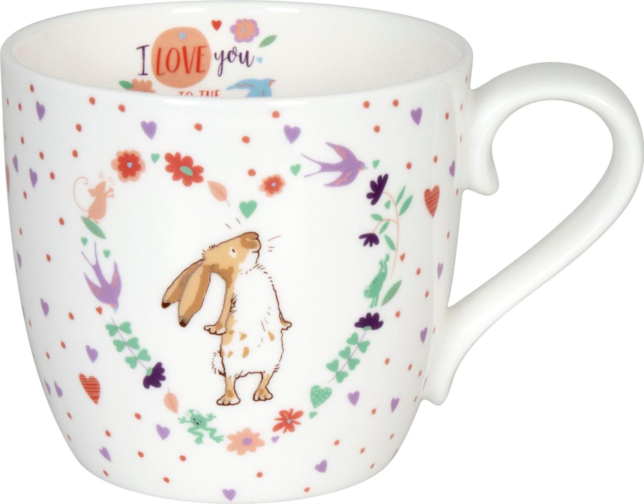 KÖNITZ Becher Guess how much I love you - Little Valentine - 425 ml aus Bone China Porzellan Bild 1