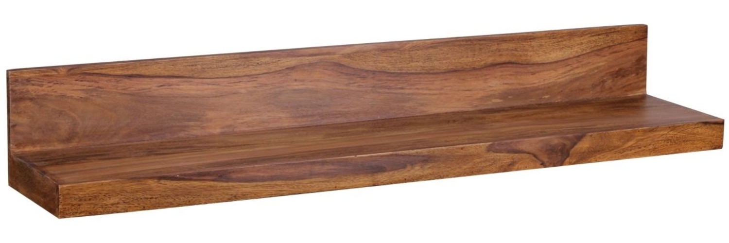 Wandregal 'Mumbai', Massivholz Sheesham, 110 cm, Holzregal im Landhausstil, Echt-Holz Bild 1