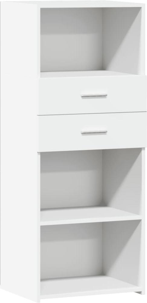 vidaXL Highboard Weiß 50x42,5x124 cm Holzwerkstoff 846173 Bild 1