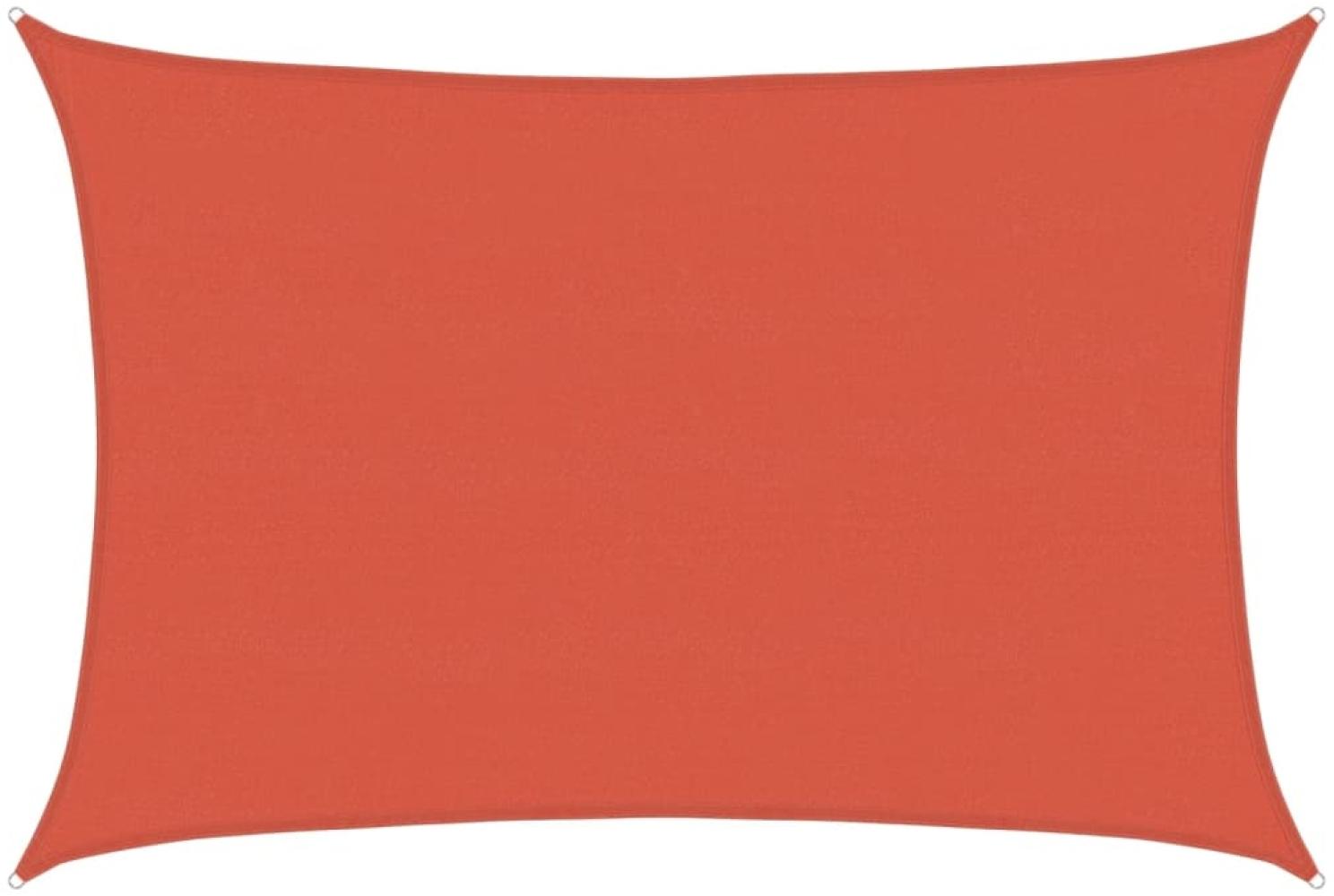 vidaXL Sonnensegel 160 g/m² Terrakottarot 5x7 m HDPE 311357 Bild 1