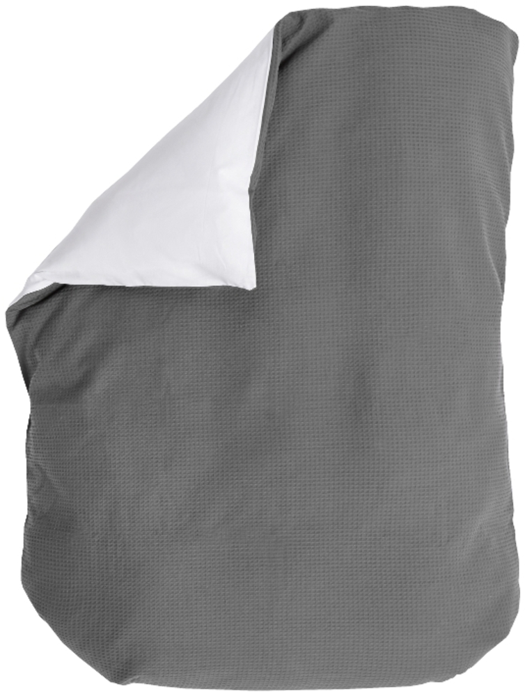 Bink Bedding Pique Bettbezug Anthrazit 100x135 cm Bild 1