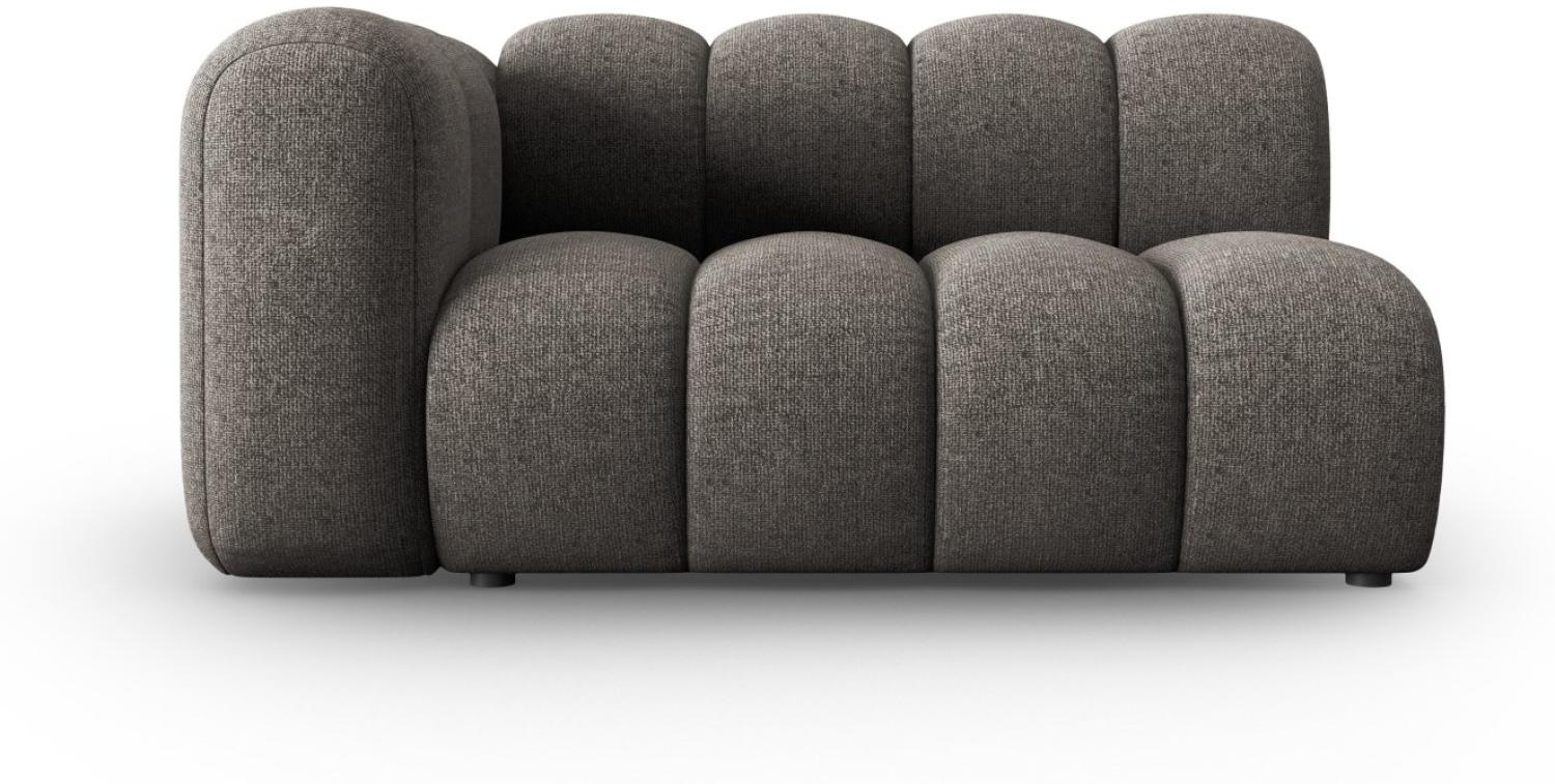 Micadoni Modulares Sofa Lupine 2-Sitzer Links Chenille Grau Bild 1