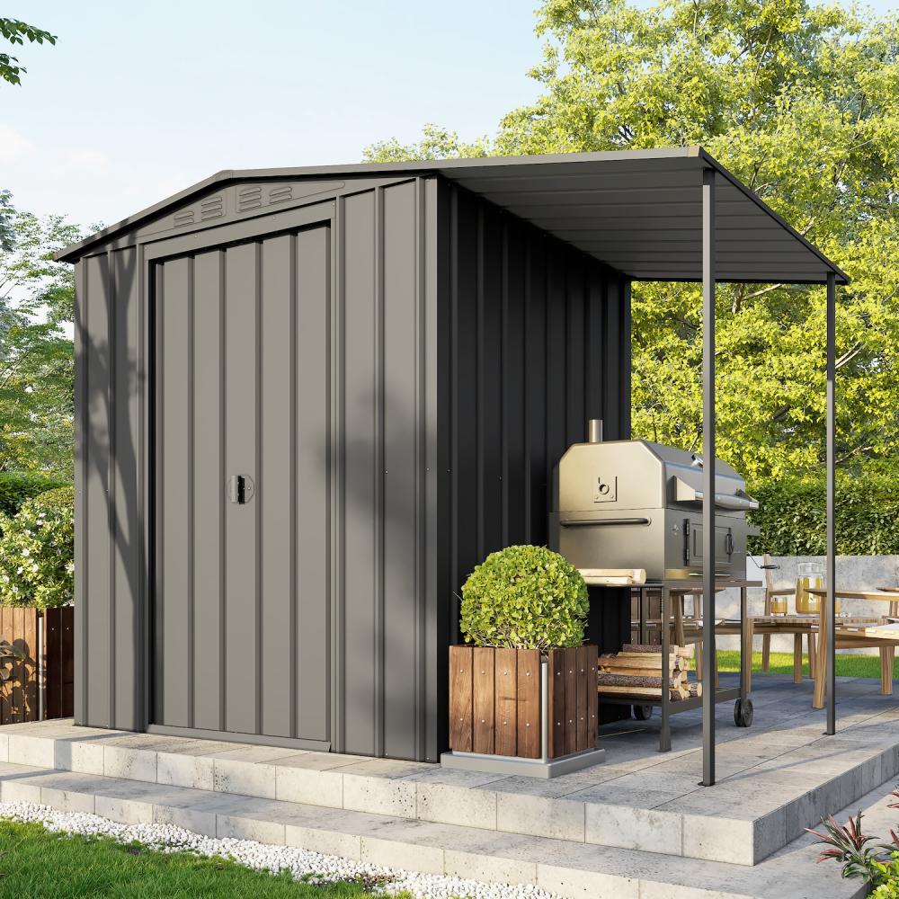 Globel Industries Gerätehaus "Gartenmanager Dream 65", anthrazit, 2,83 m²,inkl. Schleppdach Bild 1