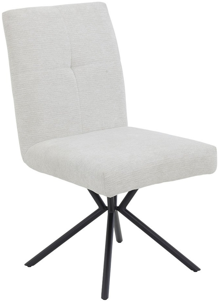 Stuhl LIV'IN ARNES S, Mikrofaser, Polyester, Beige, 50 x 91 x 66 cm Bild 1