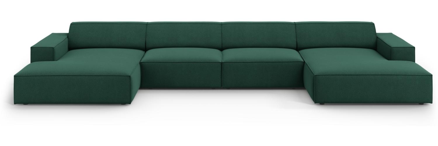 Micadoni 6-Sitzer Panorama Sofa Jodie Green Bild 1