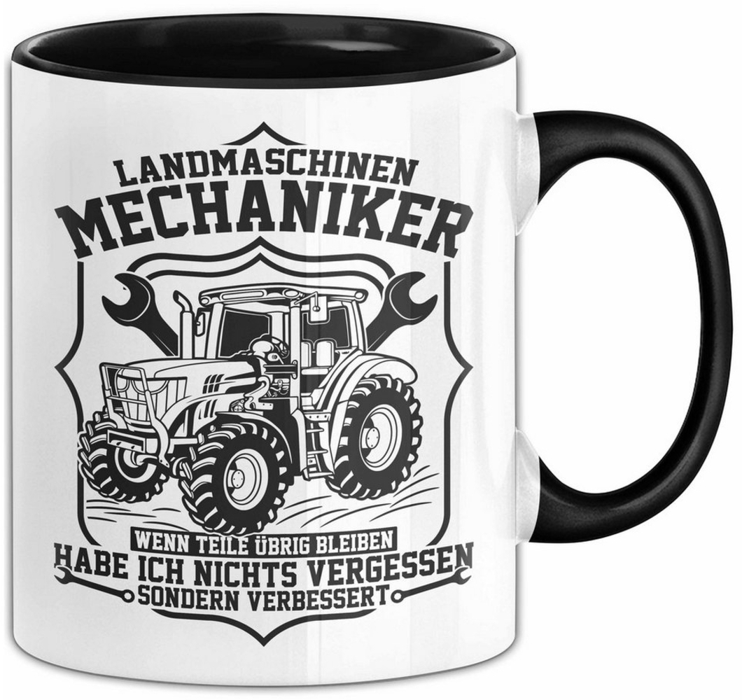 Trendation Tasse Landmaschinen Mechaniker Tasse Geschenk Traktor Trekker-Fahrer Geschen Bild 1