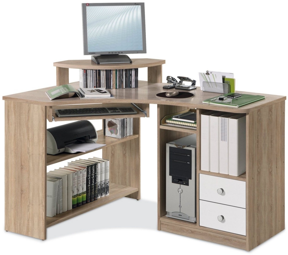 Eckschreibtisch TANGA Eiche Sonoma Bild 1