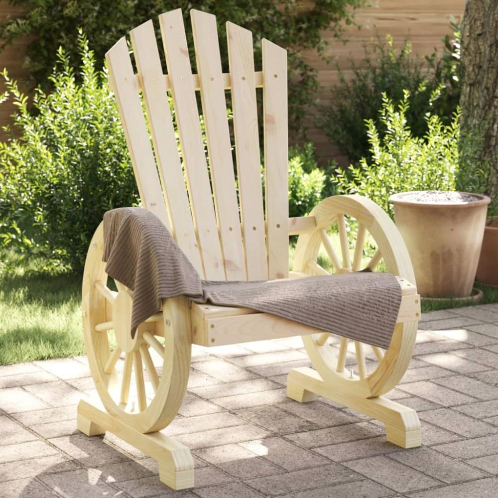 vidaXL Adirondack-Gartenstühle 4 Stk. Massivholz Tanne 3207117 Bild 1