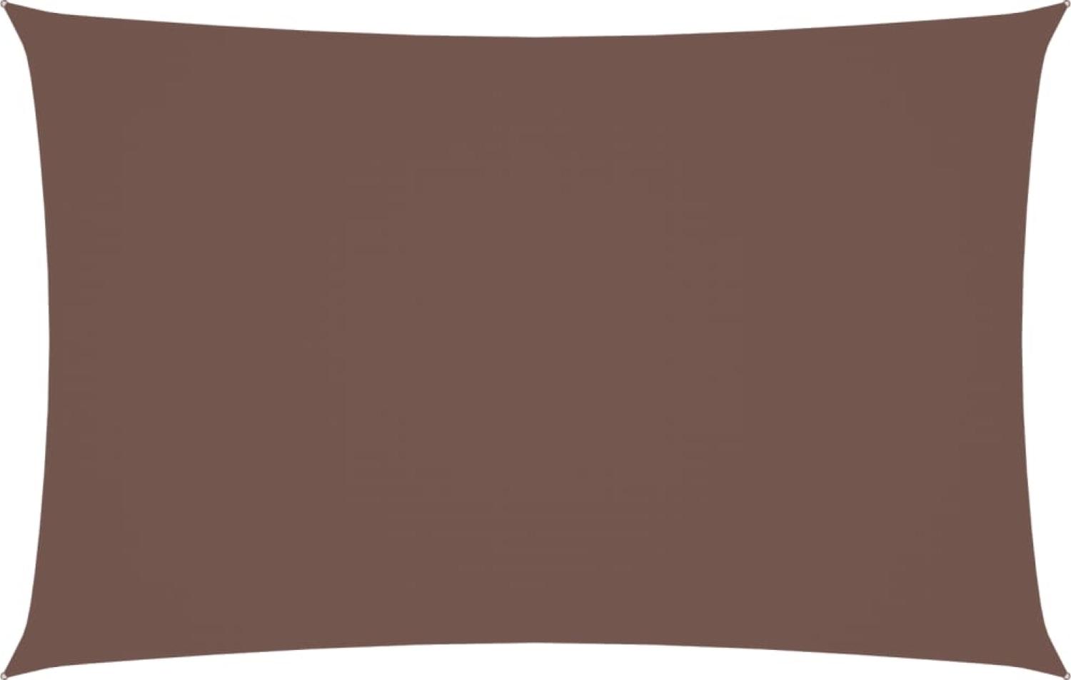 vidaXL Sonnensegel Oxford-Gewebe Rechteckig 2x5 m Braun 135809 Bild 1