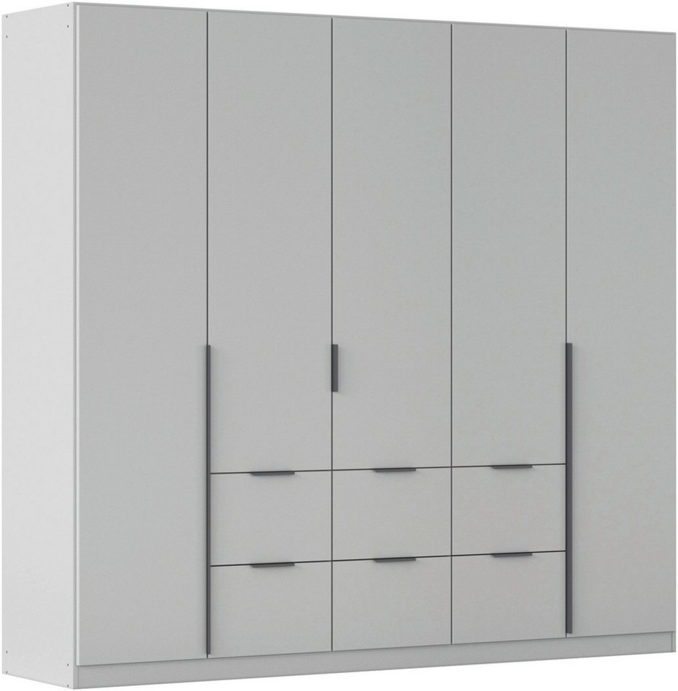 rauch Drehtürenschrank Kleiderschrank Schrank Garderobe AGORDO mit Dekor- oder Hochglanzfront (in zwei Griff-Farben, Breiten 91-360 cm) mit Außenschubkästen, in 7 Breiten und 2 Höhen MADE IN GERMANY Bild 1