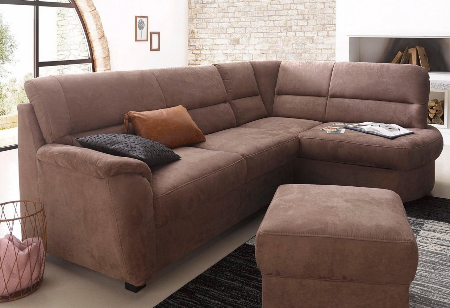 sit&more Ecksofa Pandora L-Form, wahlweise mit Bettfunktion und Bettkasten Bild 1