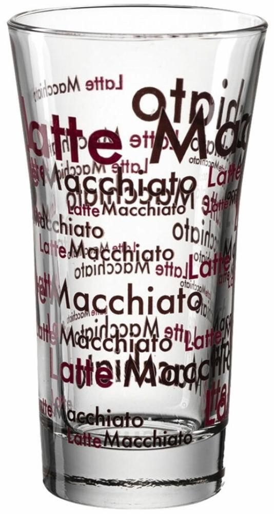 montana: :enjoy Latte Macchiato Becher, Kaffeebecher, Kaffeetasse, Kaffeeglas, Glasbecher, Glas, 190 ml, 065038 Bild 1