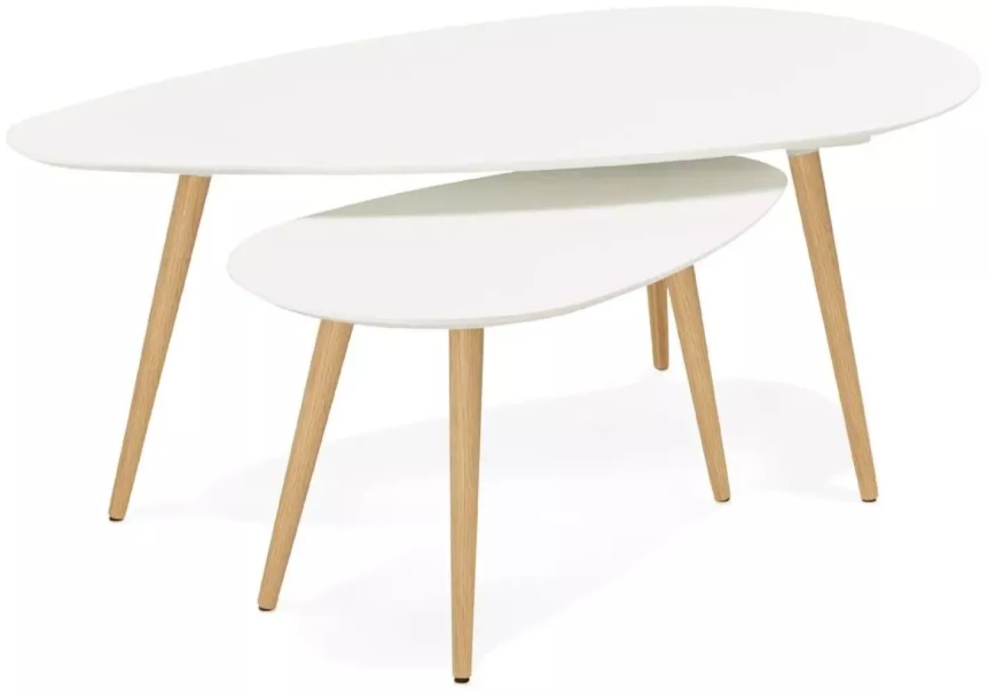 Kokoon Design Couchtisch Gosmi Weiß Bild 1