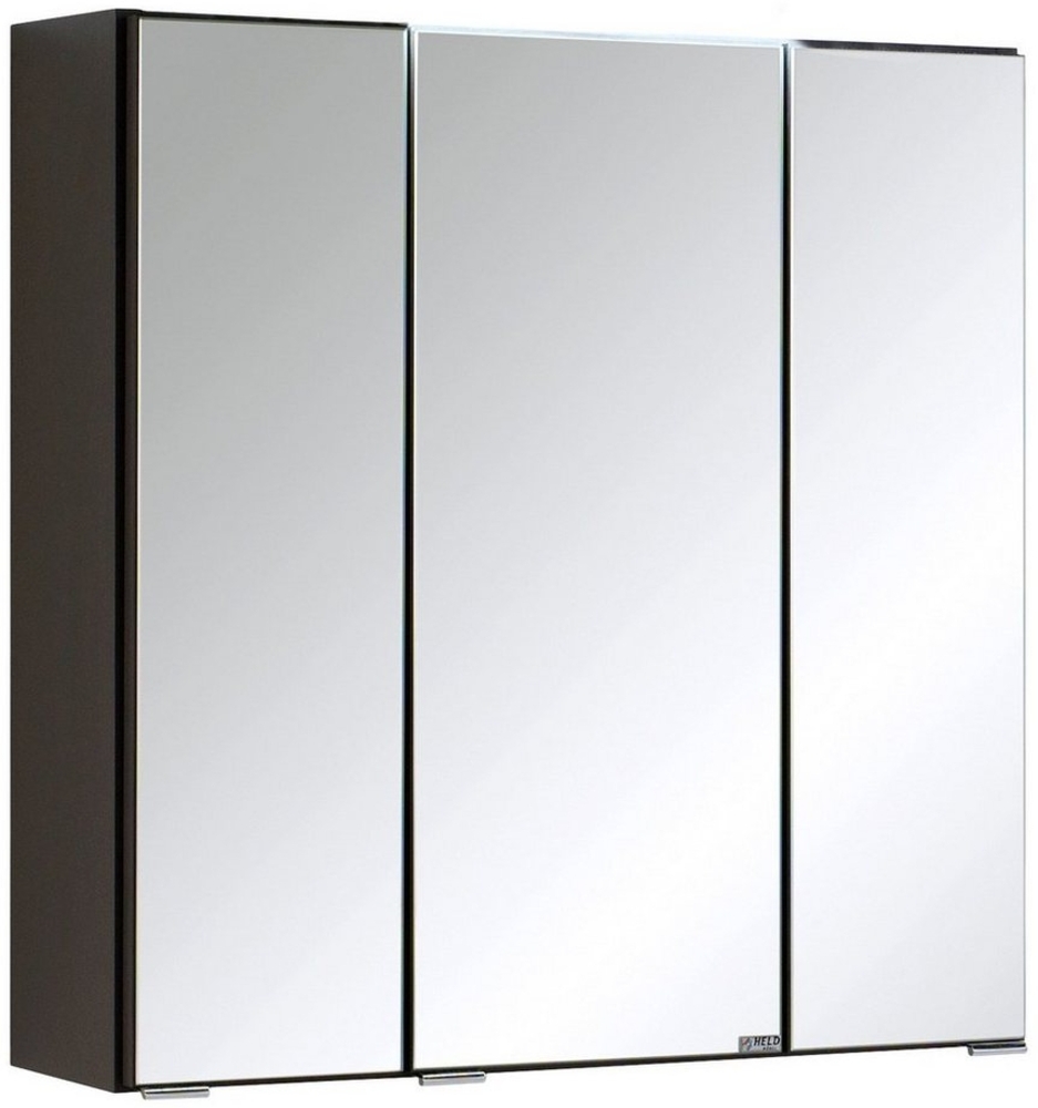 welltime Spiegelschrank Texas Spiegel Badmöbel Badschrank Badspiegel Bestseller mit 3 Türen, Breite 60cm, wahlweise mit LED, Badezimmerspiegelschrank Bild 1