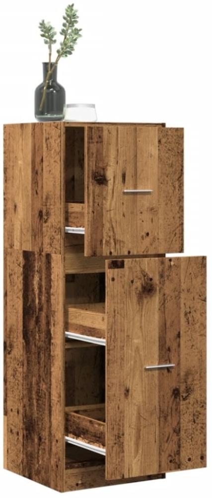 vidaXL Apothekerschrank Altholz-Optik 40x41x118 cm Holzwerkstoff 855203 Bild 1