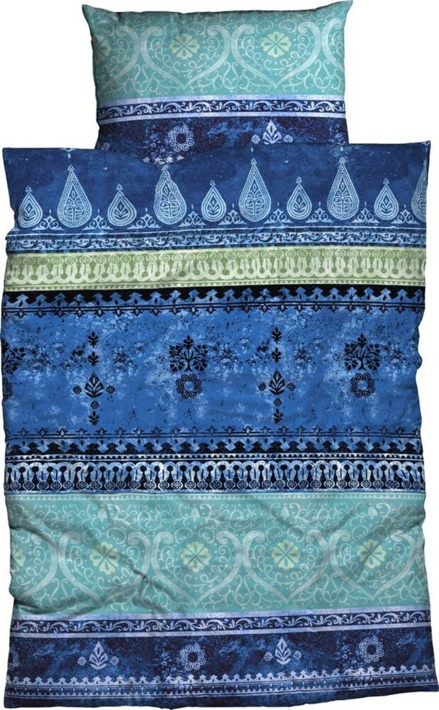 CASATEX Bettwäsche Bettwäsche "Indi", Mako-Satin, 2 teilig, Satin Ornamente Bild 1