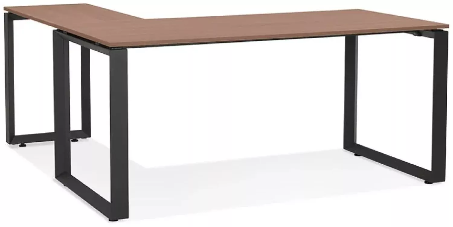 Kokoon Design Schreibtisch Abak Holz Wallnuss und Schwarz 170 cm Bild 1