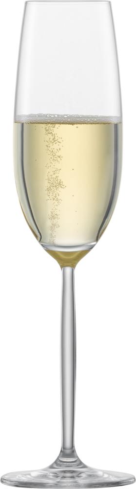 Schott Zwiesel Diva Sektkelch 7, 2er Set, im Geschenkkarton, Sektglas, Champagnerglas, Glas, 220 ml, 104594 Bild 1