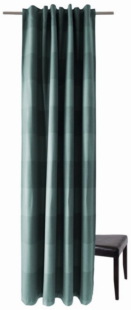 Homing Schlaufenschal Galdin Stripe 140x245 Vorhang Schlafzimmer petrol Gardine Bild 1