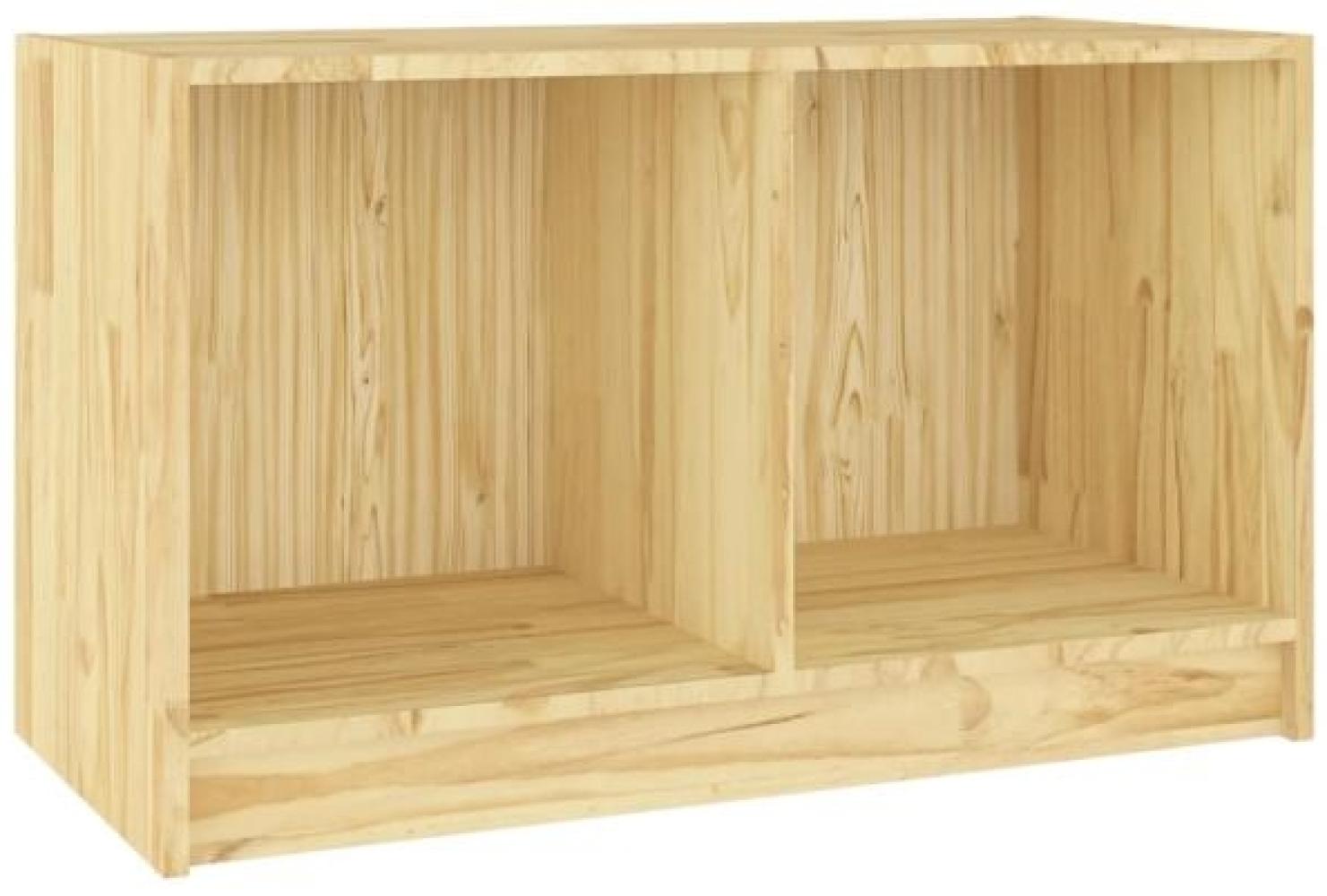 vidaXL TV-Schrank 70x33x42 cm Massivholz Kiefer 809942 Bild 1