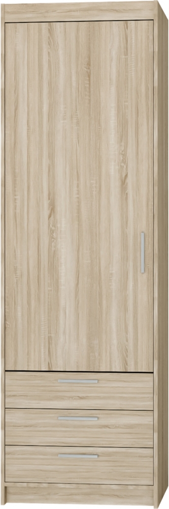 AX LIVING Schlafzimmer Schrank Storicos 1D3S Sonoma Eiche 59,9cm breit Bild 1