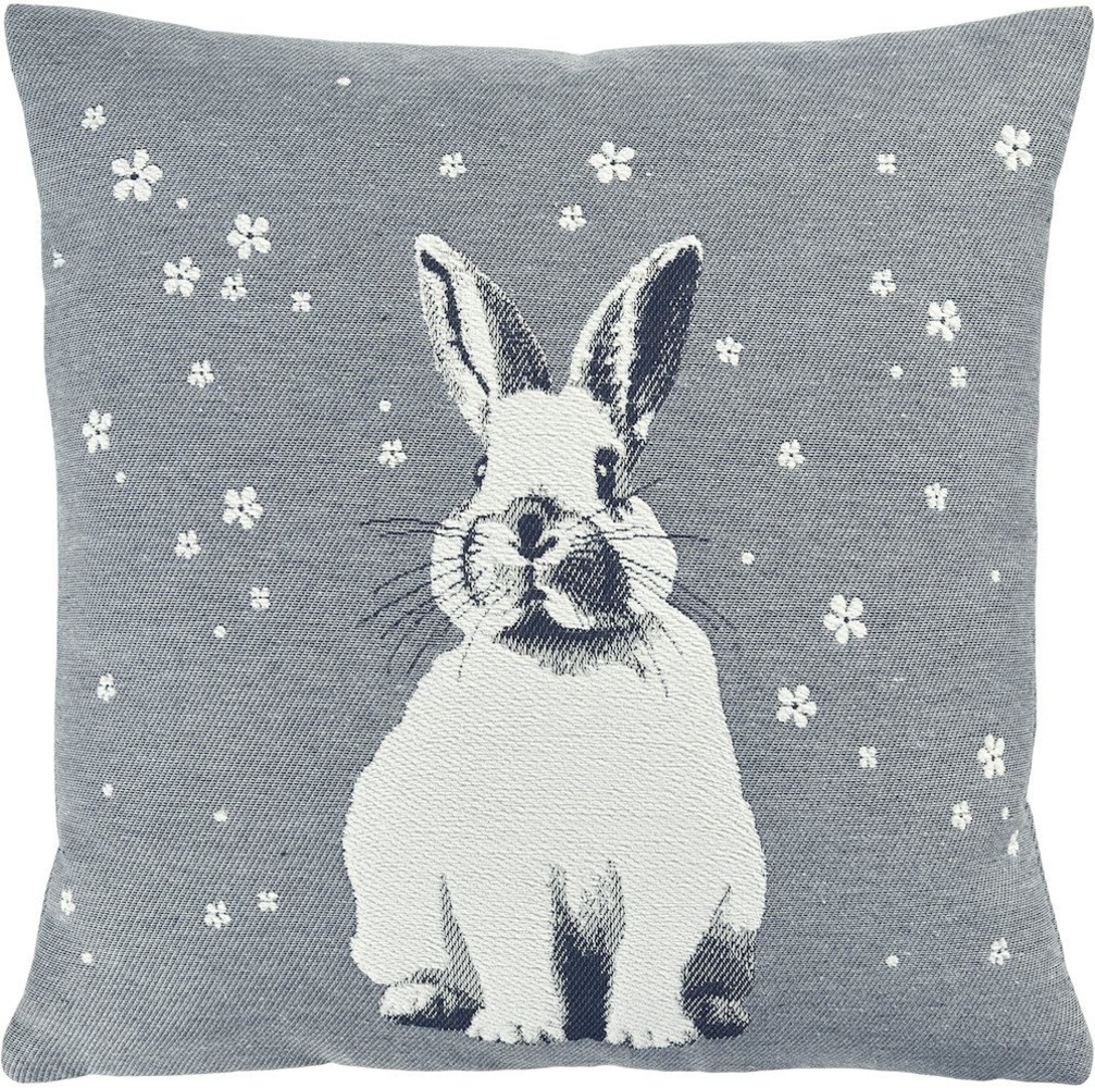 Annimuck Kissenhülle SANDER Kissenhülle Harry Hase silbergrau 45x45 cm, (1 Stück) Bild 1