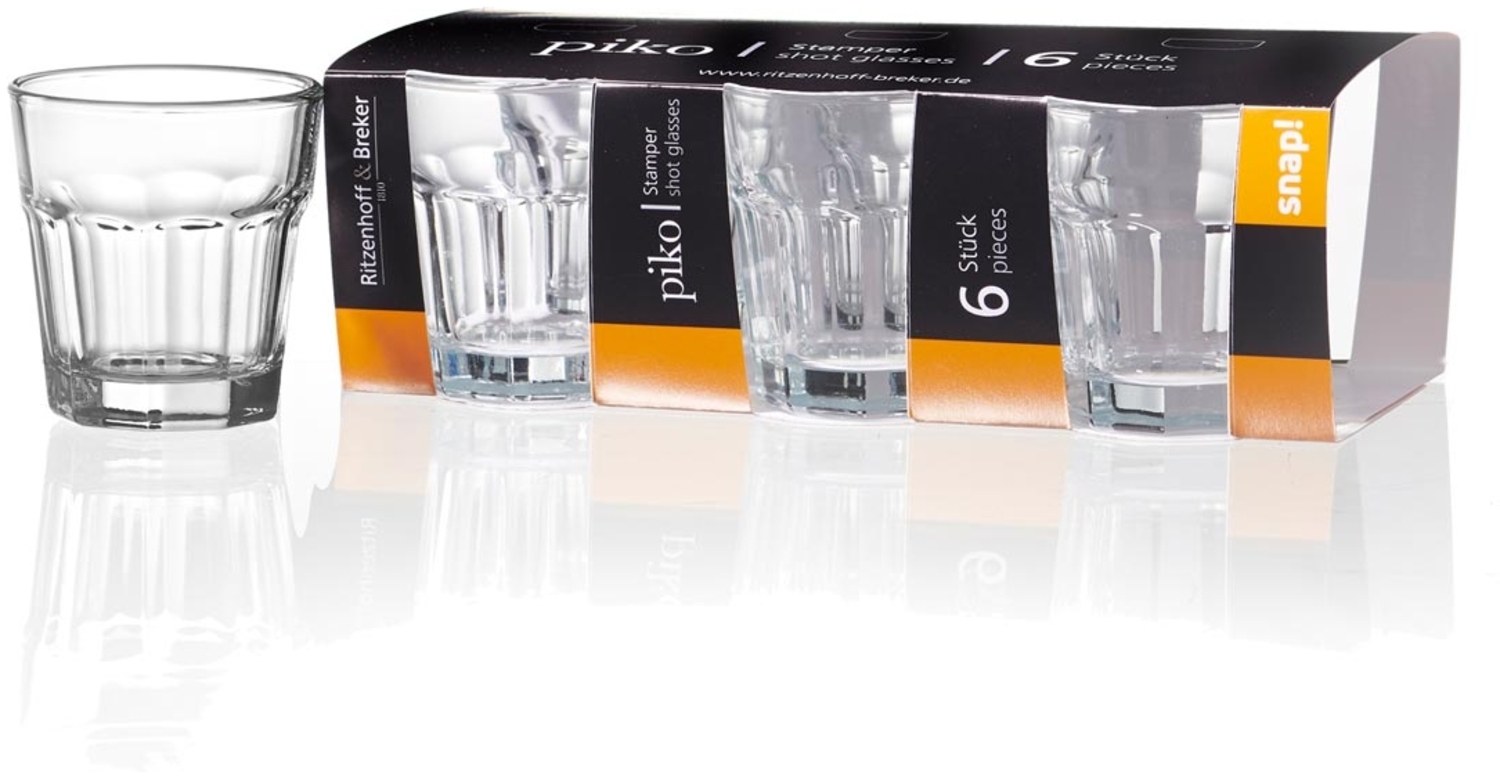 Ritzenhoff & Breker PIKO Stamper 55 ml 6er Set - DS Bild 1