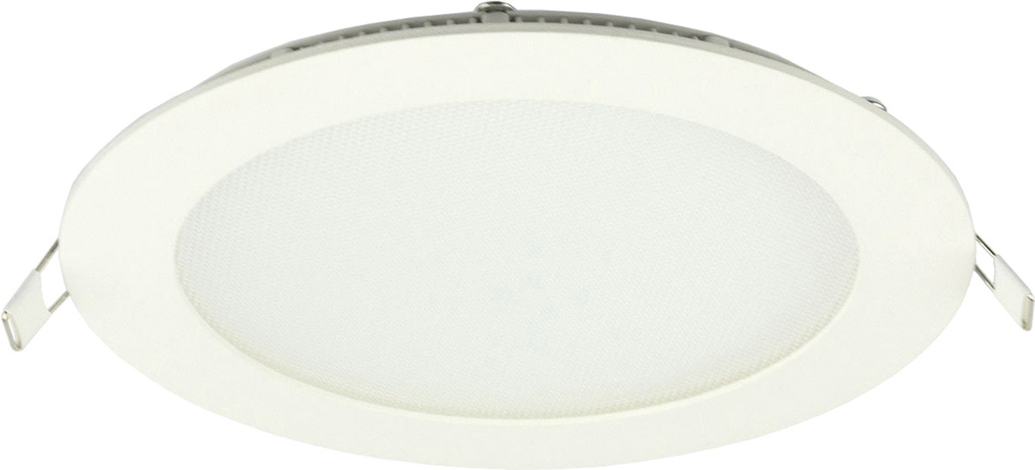 ISOLED LED Downlight, 12W, rund, ultraflach, blendungsreduziert, weiß, warmweiß, dimmbar CRI90 Bild 1