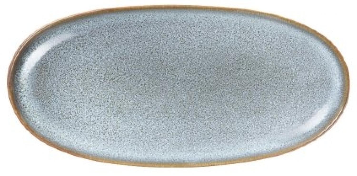 Asa Aperitifteller Saisons Denim Oval Grau-Blau (20cm) 27121118 Bild 1