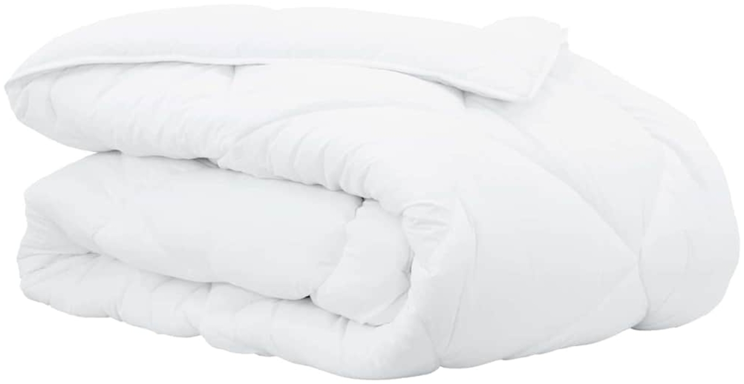 vidaXL Decken & Bettdecken Weiß 260 x 220 cm Mikrofaser 42007779 Bild 1