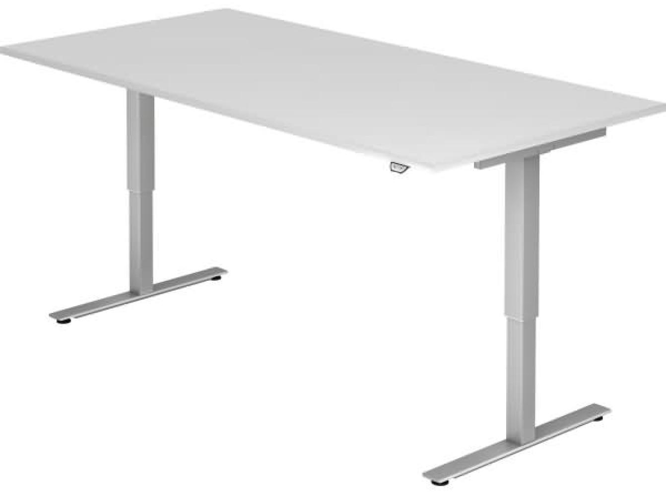 'XMST2E' Sitz-Steh-Schreibtisch elektrisch 200X100cm Weiß Bild 1