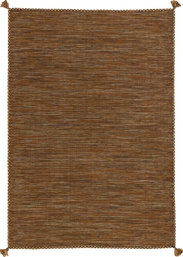 Pergamon Wollteppich Natur Teppich Kelim Prico, Rechteckig, Höhe: 8 mm Bild 1