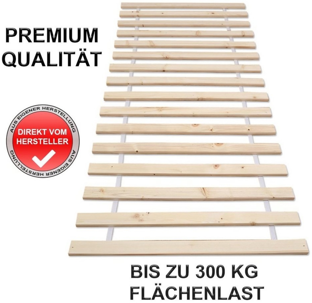HELO Rolllattenrost Lattenrost Rollrost Holzlatten Bettrost Latten 23 Latten 90x200 cm ( Premium B3 ) Bild 1