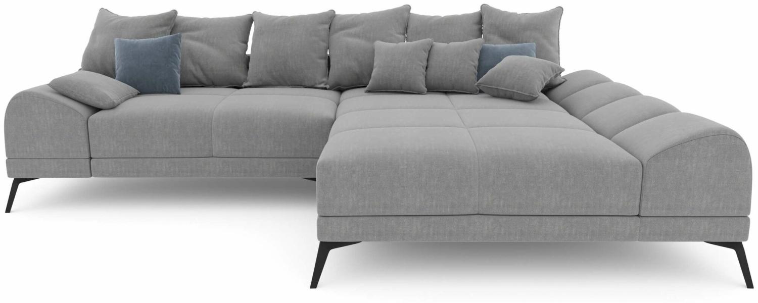 Stylefy Edmund Ecksofa Strukturstoff INARI Türkis Rechts mit Bild 1