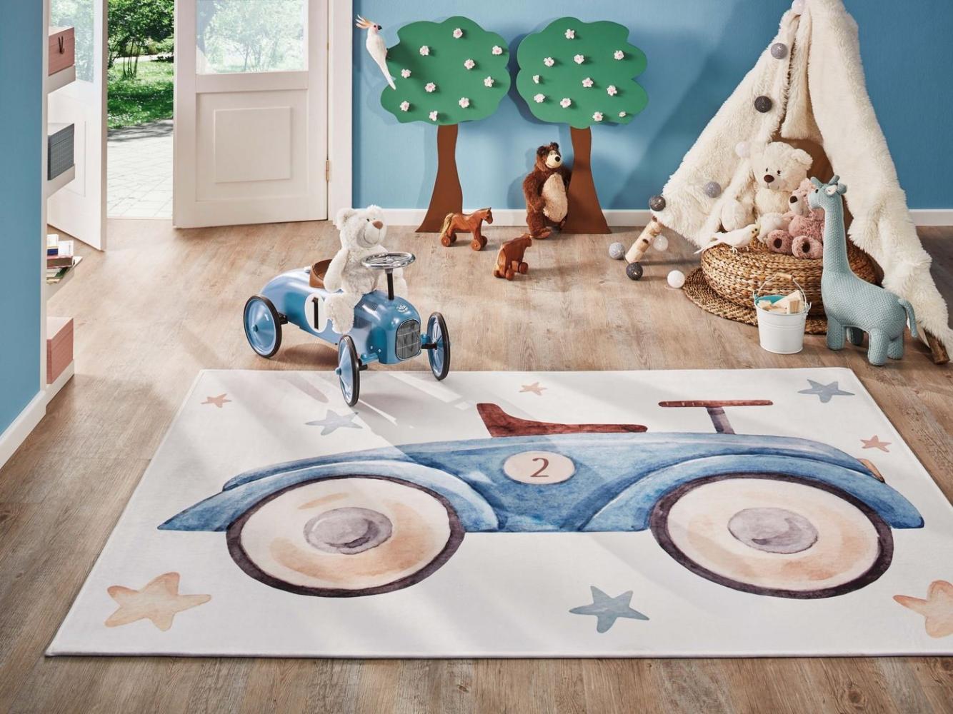 Kinderteppich Sweet Dreams - Auto, Farbe: Auto, Größe: 80x150 cm Bild 1