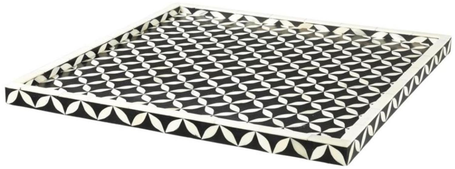 Casa Padrino Designer Tablett 50 x 50 cm - Luxus Serviertablett Bild 1