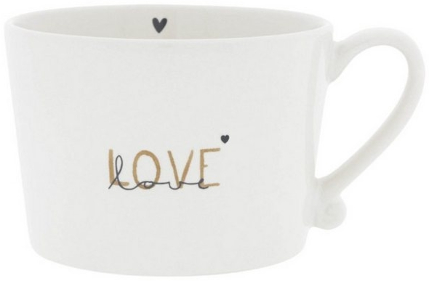 Bastion Collections Geschirr-Set Tasse - DOUBLE LOVE - weiß Bild 1