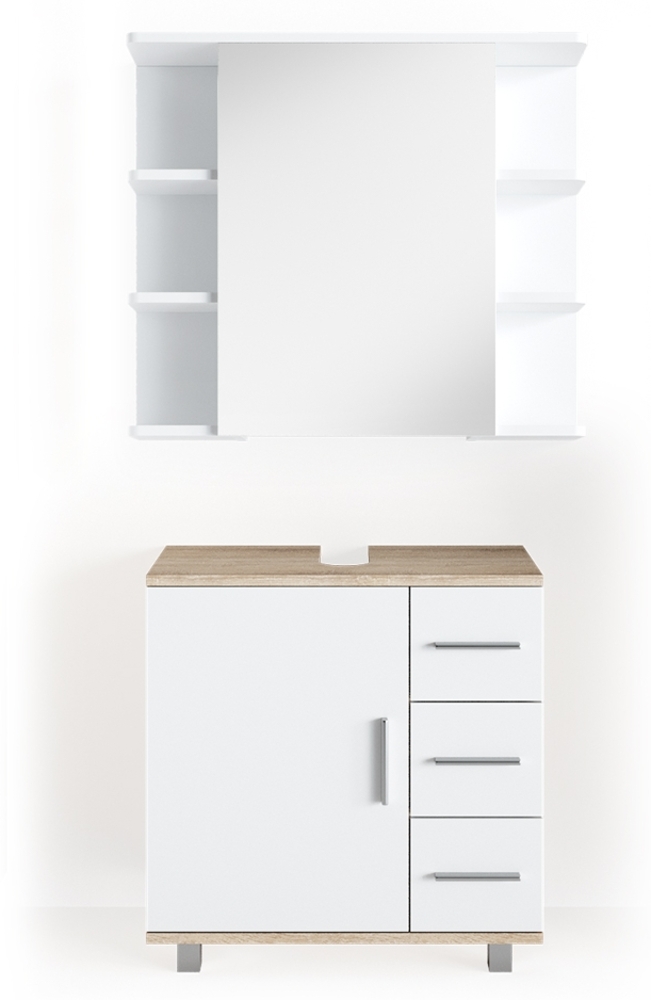 Badmöbel-Set Ilias Sonoma 2 Teile Vicco Bild 1