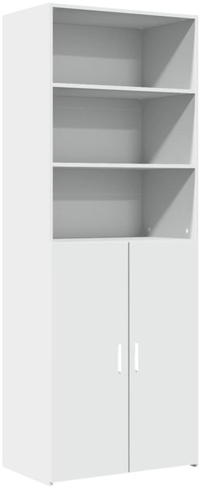 vidaXL Highboard Weiß 70x42,5x185 cm Holzwerkstoff 3281371 Bild 1