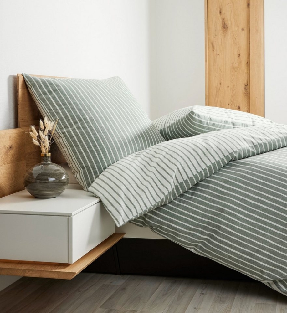 Janine Wendebettwäsche Feinbiber65170 08, Feinbiber, mit Reissverschluss Bild 1