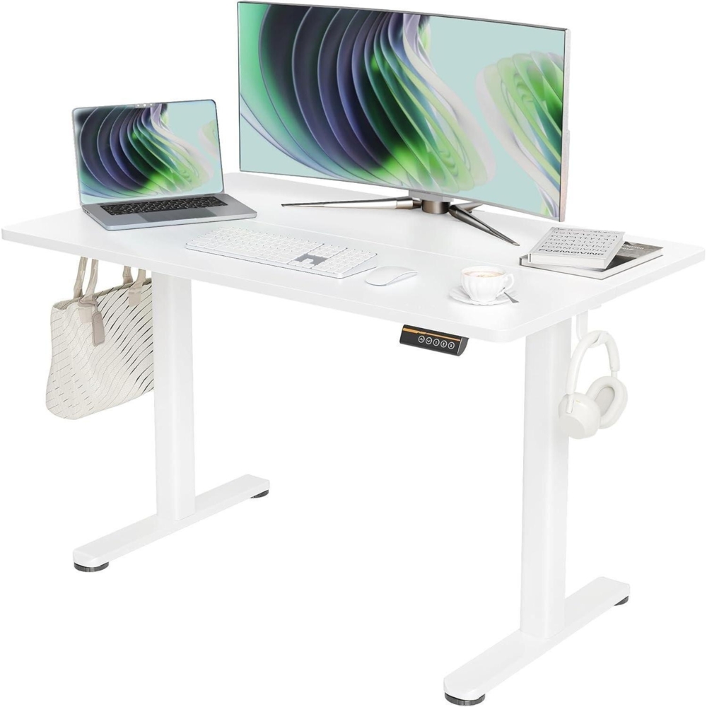 Höhenverstellbarer Schreibtisch Elektrisch 120x60 cm Standing Desk Bild 1