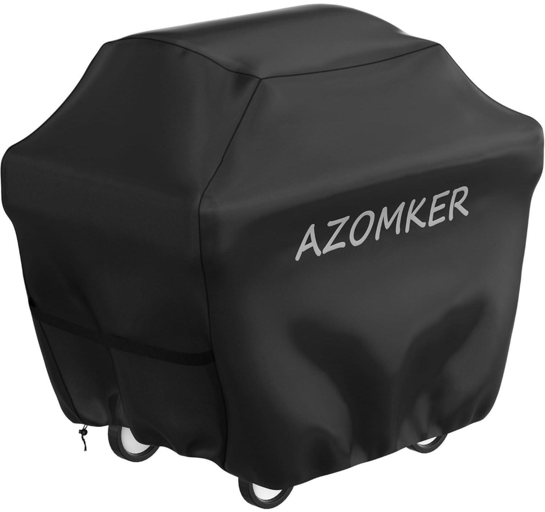 AZOMKER Grillabdeckung, wetterfest, Oxford-Gewebe schwarz, 100 x 60 x 90cm Bild 1