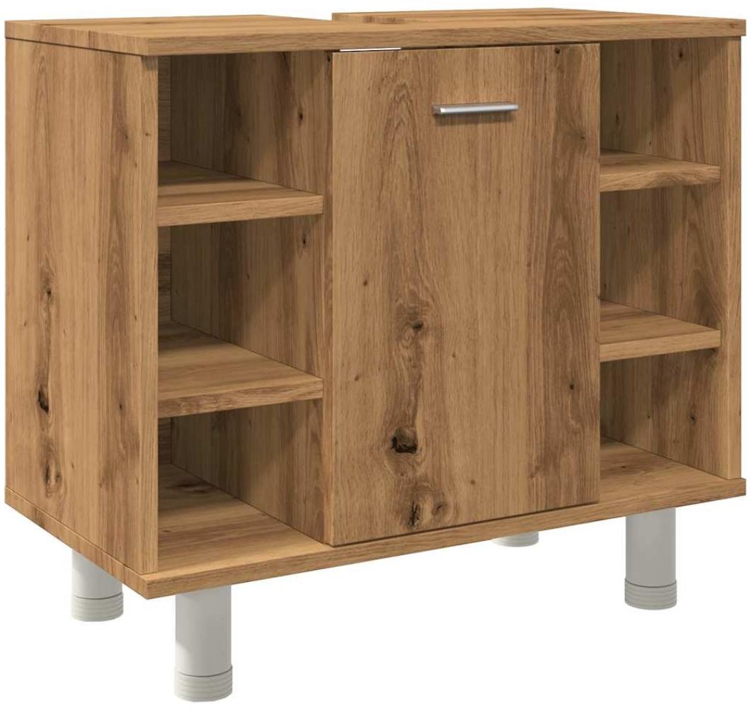 vidaXL Badschrank Artisan-Eiche 60x32x53,5 cm Holzwerkstoff 856145 Bild 1
