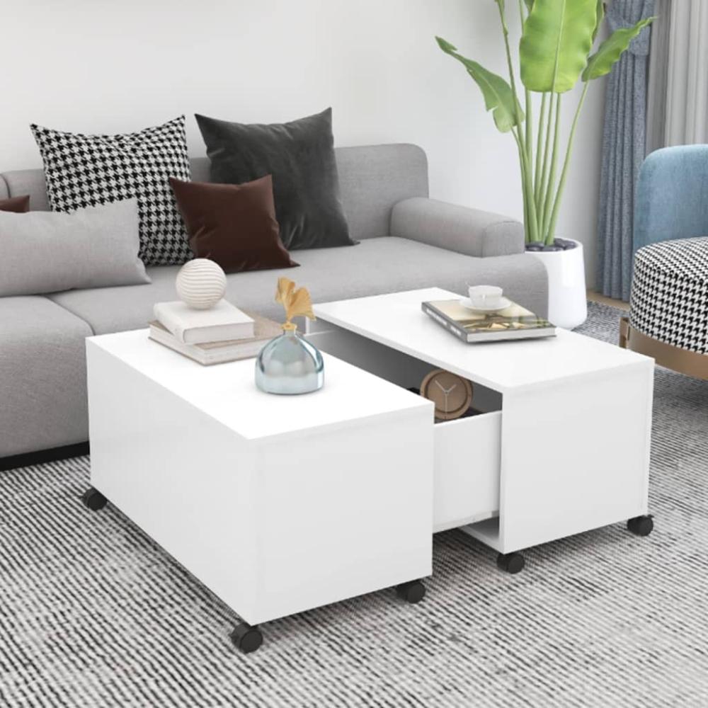 Couchtisch >3009666< (LxBxH: 75 x 75 x 38 cm) in Weiß - 75 x 75 x 38 cm (LxBxH) Bild 1